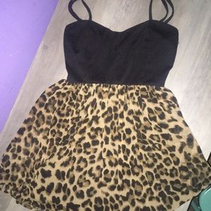 leopard print dress